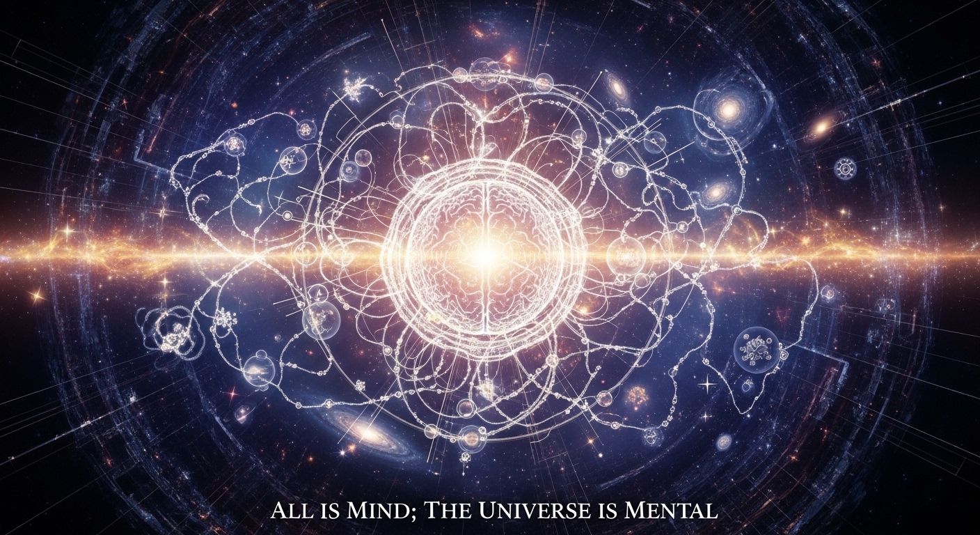 Principle of Mentalism: The first hermetic law of the Universe. What is it about? 1 Meditate with Fernando Albert