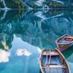 Peaceful Stroll Through Grass And Water