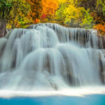a natural water slide