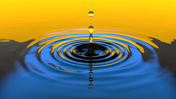 a water ripple that represents meaning of karma