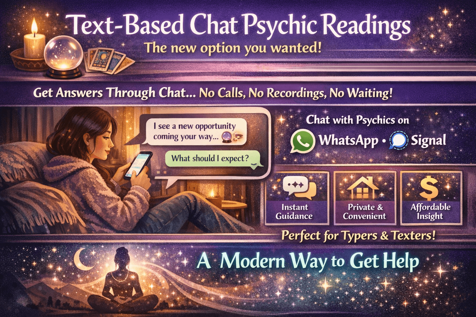Text-Based Chat Psychic Readings: Live Spiritual Guidance Through Messaging 1 Text-Based Chat Psychic Readings