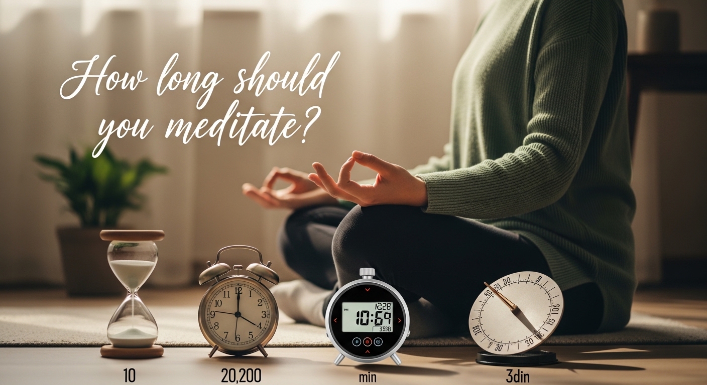 How long should you meditate? Let's reflect on meditation time! 1 Meditate with Fernando Albert