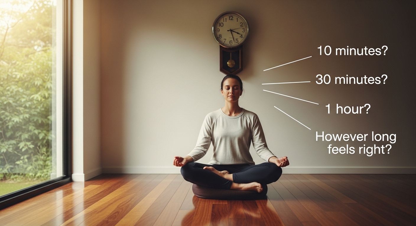 How long should you meditate? Let's reflect on meditation time! 2 Meditate with Fernando Albert