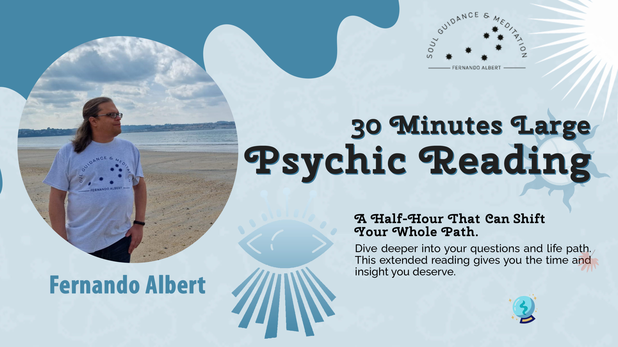 Large Psychic Reading: Thirty Minutes