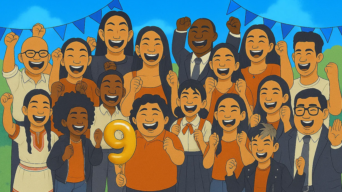 Let's celebrate the 9th Anniversary!