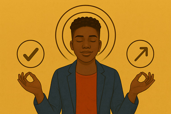 Learning how to be assertive brings balance and reduces stress.