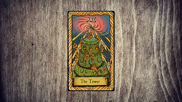 The Tower tarot card upright meaning revolves about forceful chaotic transformation.