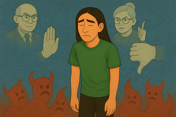 The fear of rejection and disapproval leads to wanting to please others.