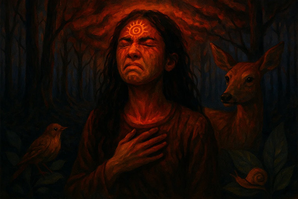 Seeing the dark within that you need to let go is very painful, but you will successfully overcome this fearful step. The Spirits of Earth will be with you.