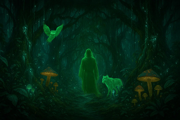 You will visit the Lower Elemental World as part of your 7 stages of shamanic initiation.