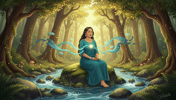 It's easy and pleasant to work with your Spiritual Health.