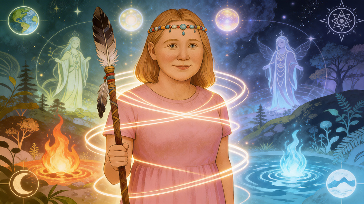 The shaman will explore different physical sub-planes to find wisdom and healing.