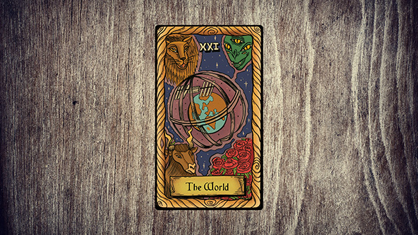 The World Card Tarot Meanings Upright.