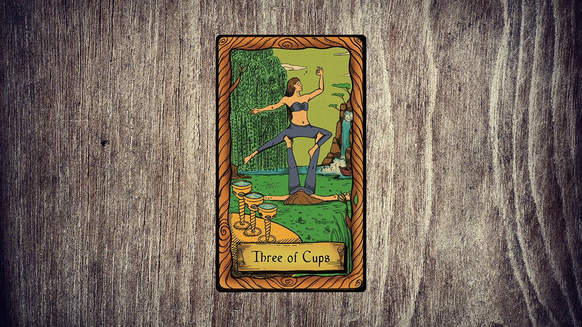 Three of Cups meaning.