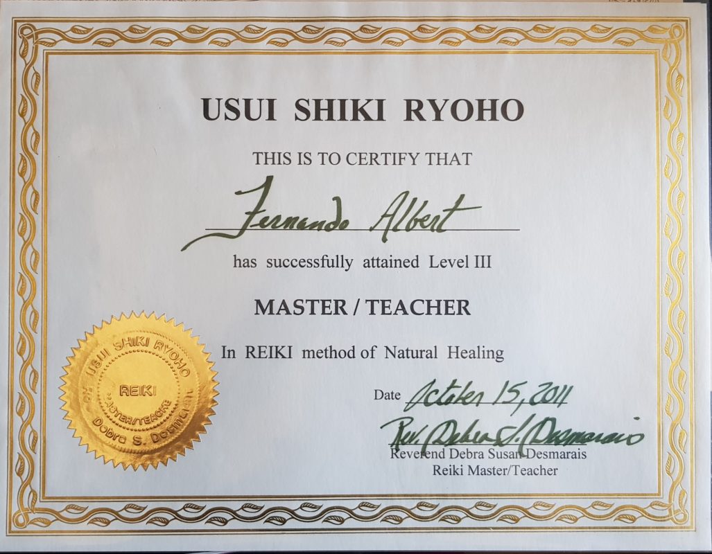 Reiki Level III — Master / Teacher